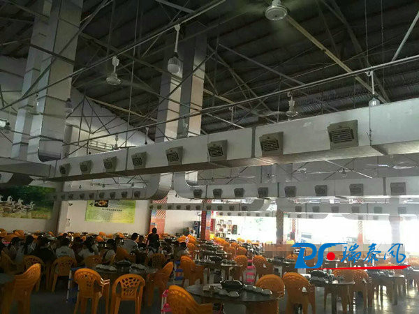 餐廳降溫解決方案——安裝潤東方環(huán)?？照{(diào)圖片